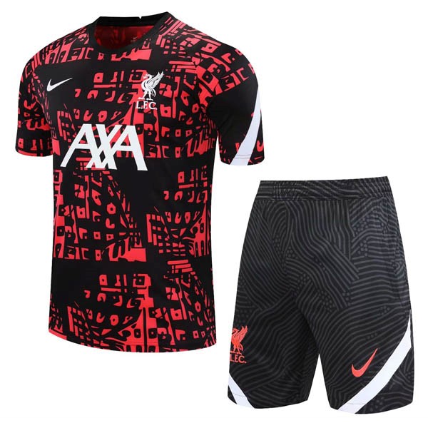 Entrenamiento Liverpool Conjunto Completo 2020-21 Rojo Negro Blanco